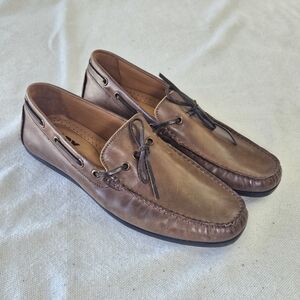 GBX Henley Men's Leather Slip On Loafers Comfort Shoes size 9.5 D